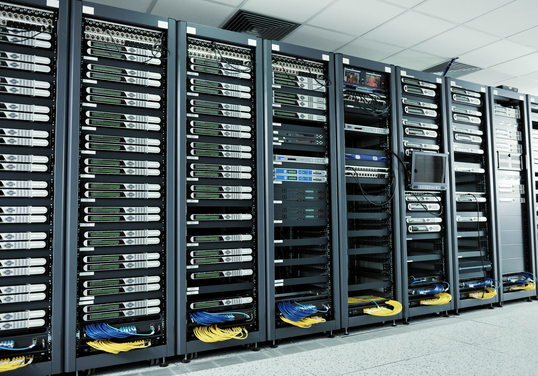 A communications cabinet