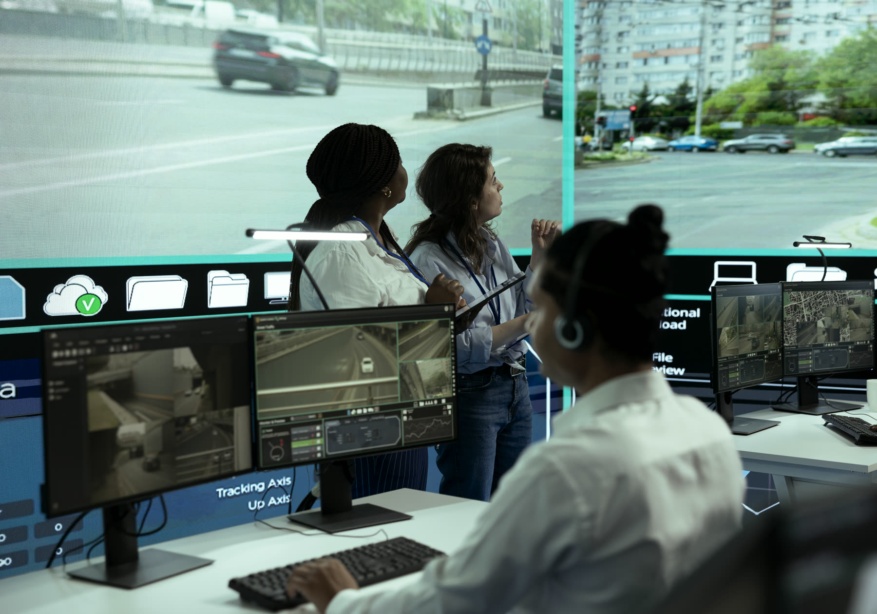 An operations meeting in progress