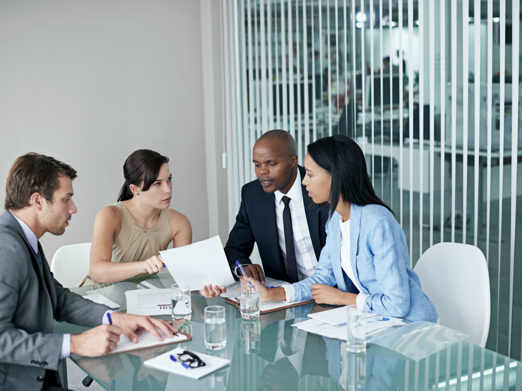A UK business owner at work